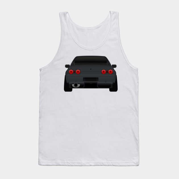 R32 rear Dark-grey Tank Top by VENZ0LIC